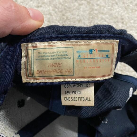 VTG Yankees Hat 2003 100 Year Anniversary Twins Enterprise New York Dad Cap - Picture 3 of 4